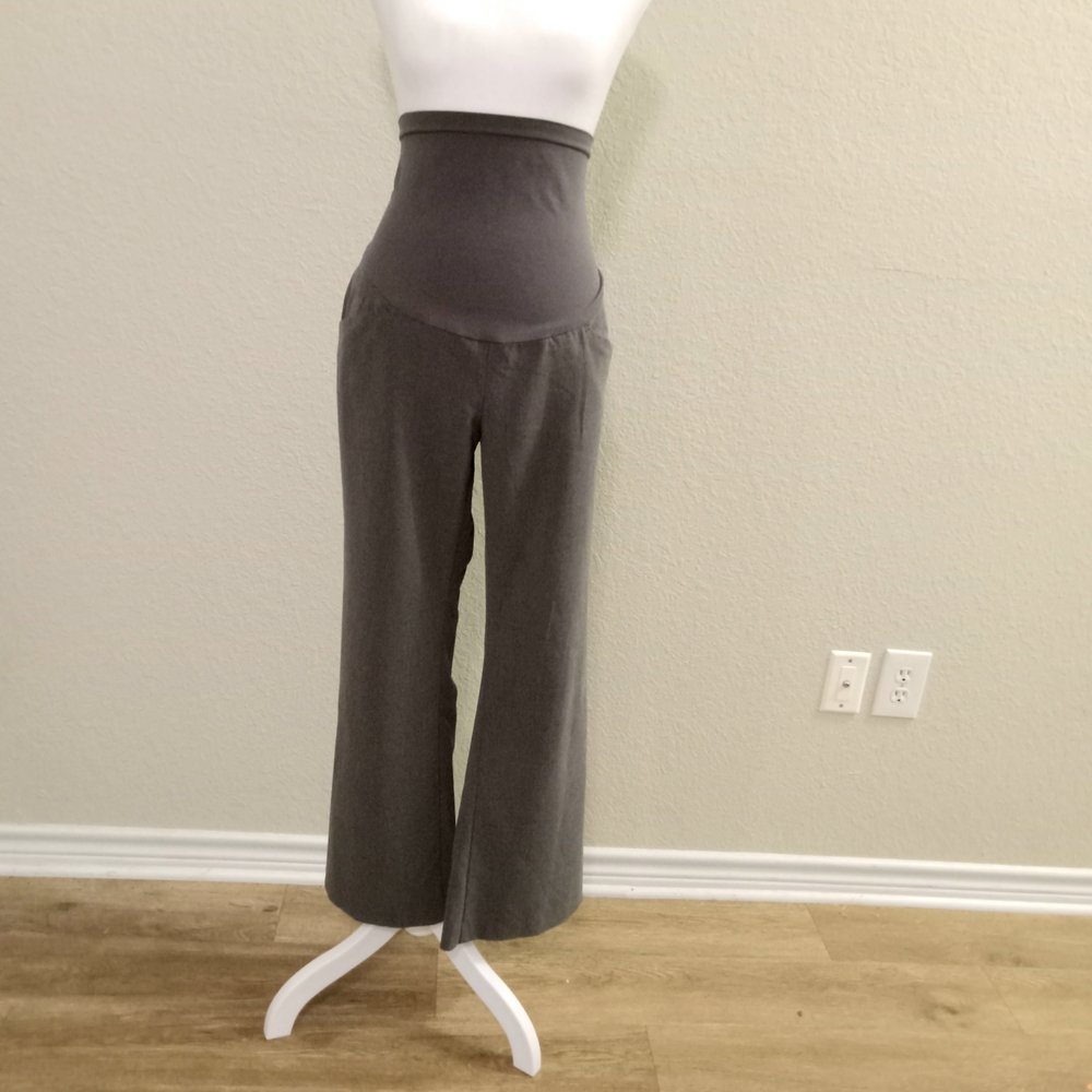 Motherhood Gray Wide Leg Maternity Pants Size PS